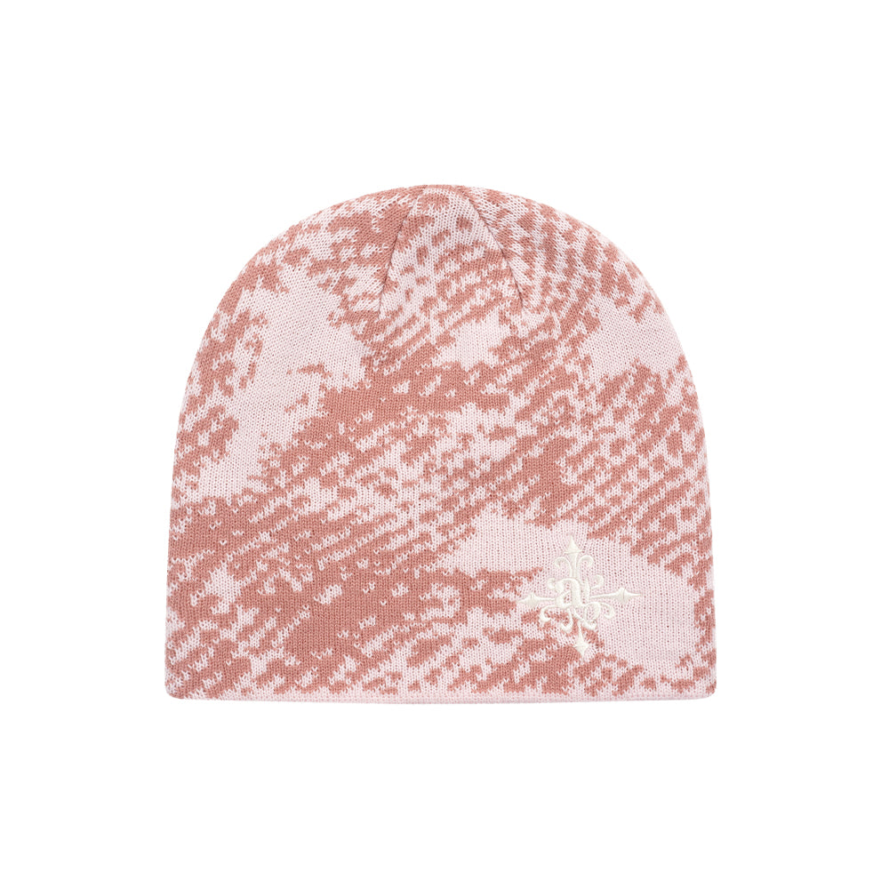 PINK PYHTON BEANIE – running – img1 – python-beanie-pink-drop